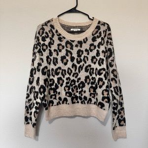 American Eagle Leopard Sweater